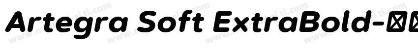 Artegra Soft ExtraBold字体转换